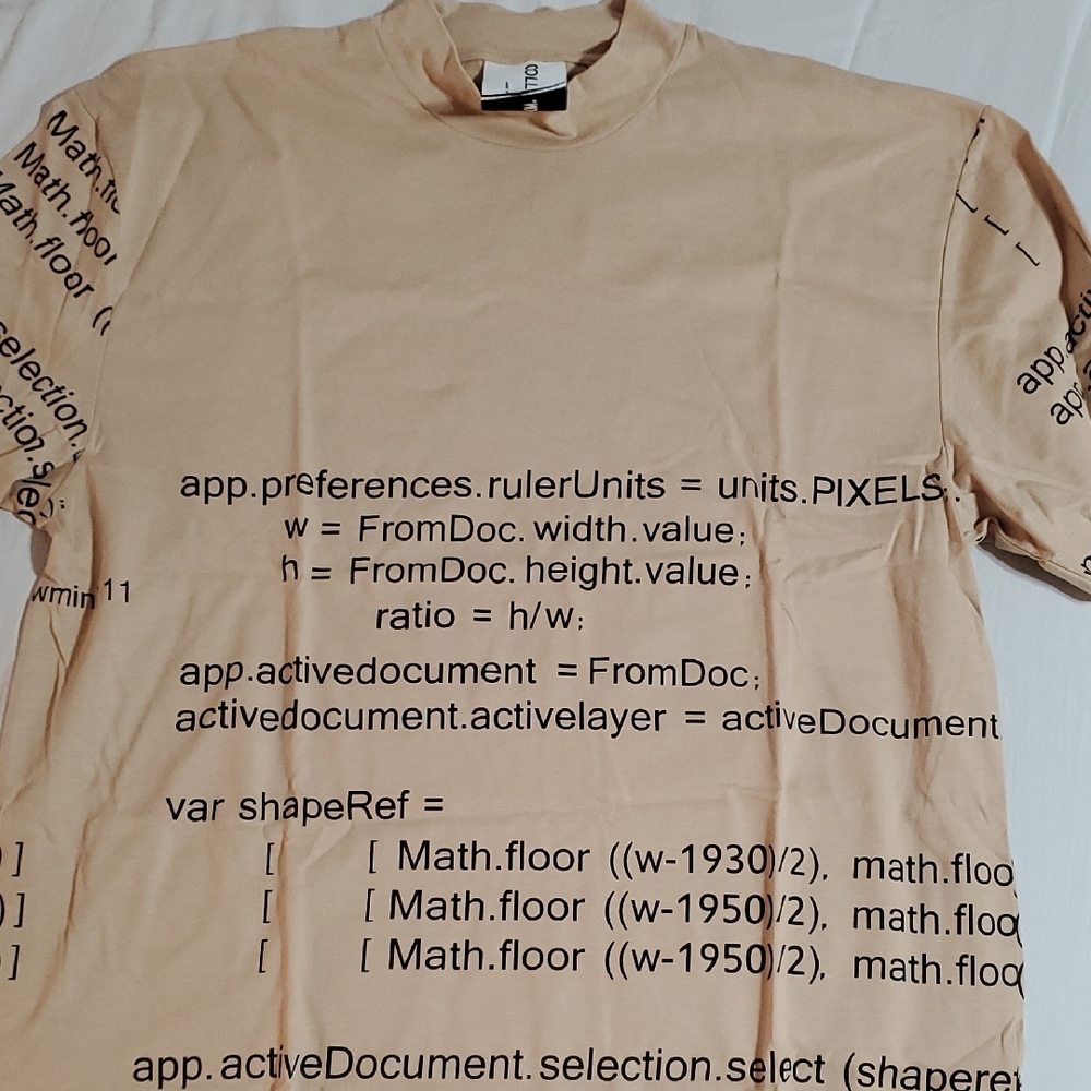 NWOT COLLUSION Unisex t-shirt with typo print